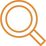 虫眼鏡のアイコン